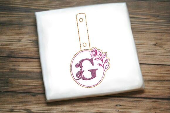 Floral Monogram Keychain G ITH Review