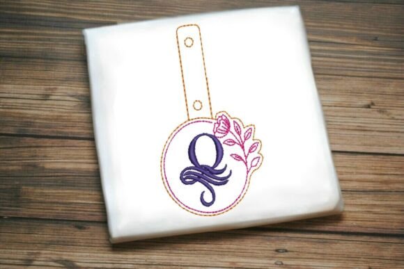 Floral Monogram Keychain Q ITH Review for Apparel Designers