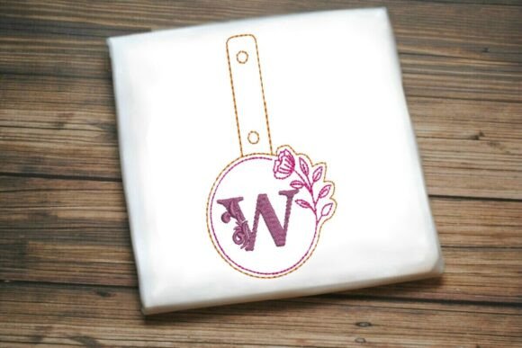 Floral Monogram Keychain W ITH: A Craft Fair Staple?