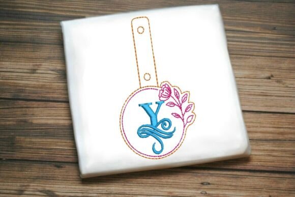Floral Monogram Keychain Y ITH Review