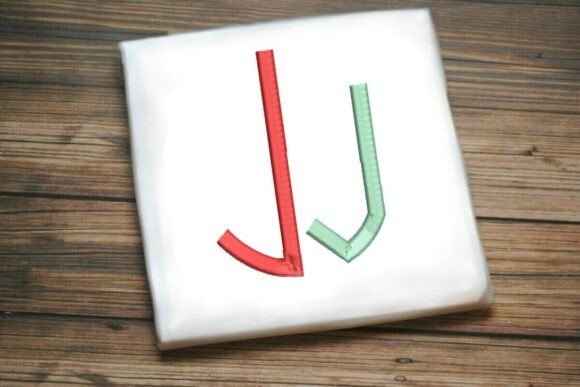 Geometric Split Letter Monogram J Review for Real Embroidery Projects