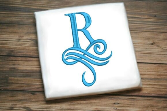 Oceanic Flourish Monogram R: A Designer’s Review for Personalized Embroidery