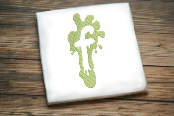 Paint Splash Monogram f: A Designer’s Review for Boutique Sweatshirt Embellishment