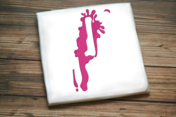 Paint Splash Monogram l: A Vibrant Seasonal Embroidery Choice
