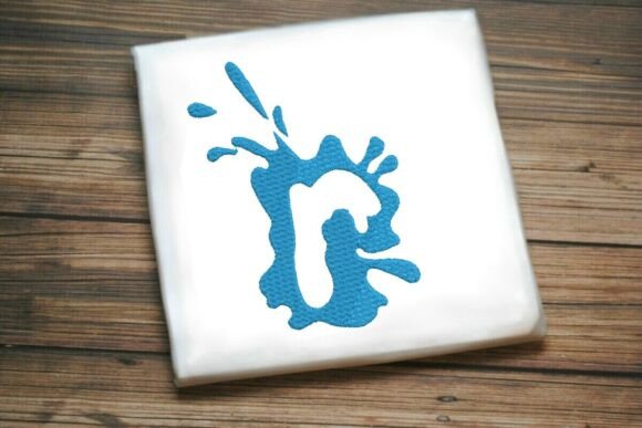 Paint Splash Monogram r