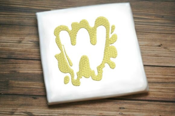 Paint Splash Monogram W: A Bold Statement for Boutique Sweatshirts