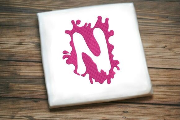 Paint Splash Uppercase Monogram N: A Designer’s Review for Personalized Gifts